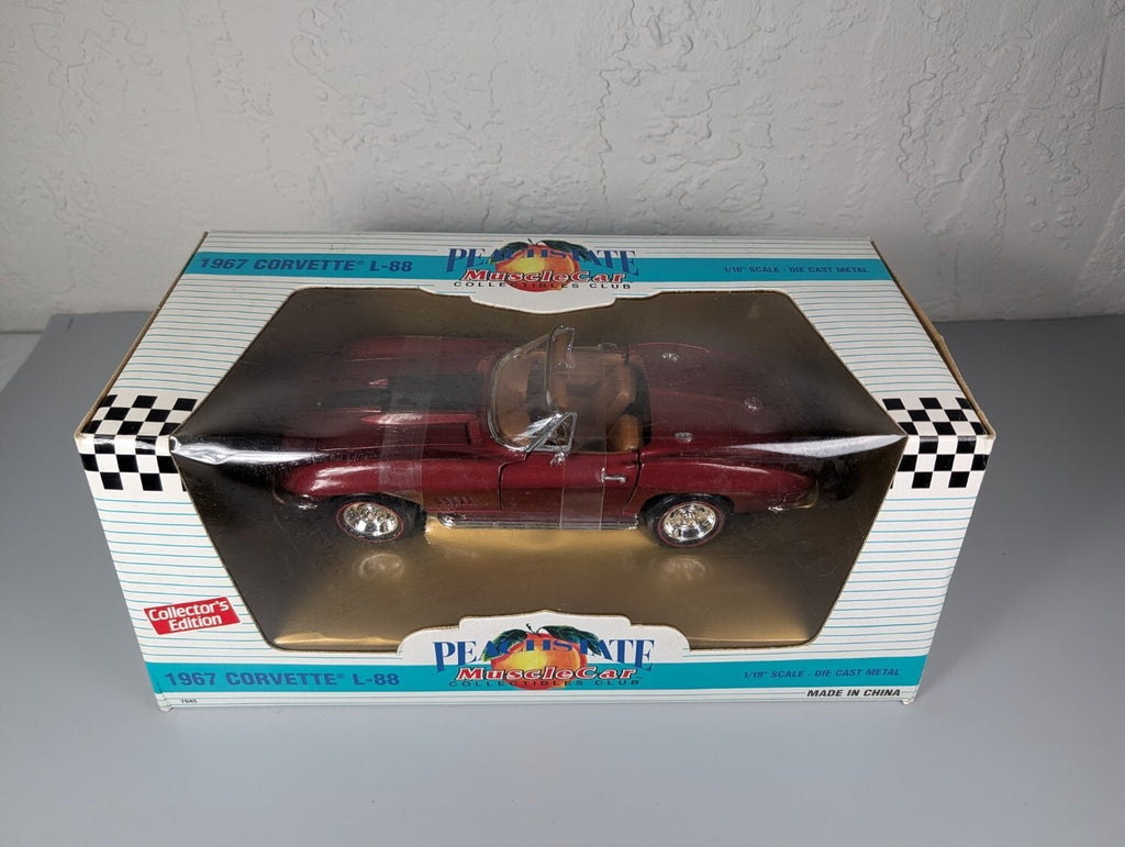 ERTL Peach State 1967 Chevy Corvette Metallic Maroon 7045 L-88 NIB