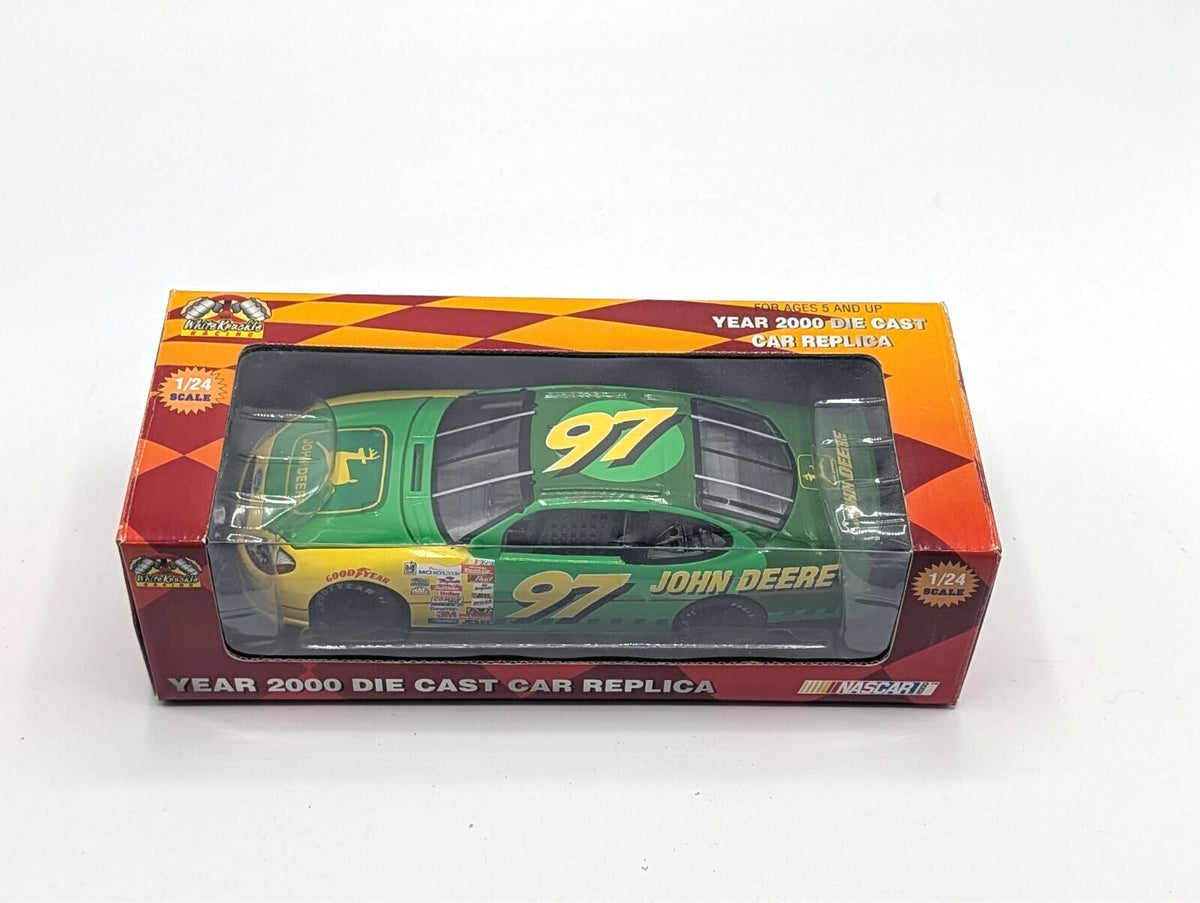 2000 Chad Little #97 John Deere NASCAR 1/24 Diecast White Knuckle Racing Caliber