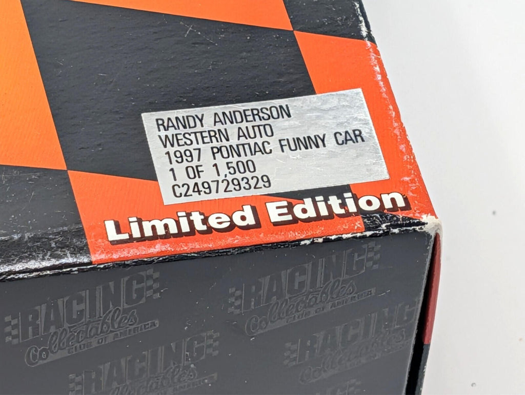 Randy Anderson 1997 Pontiac Funny Car Western Auto Havoline Action 1:24 1 of 150