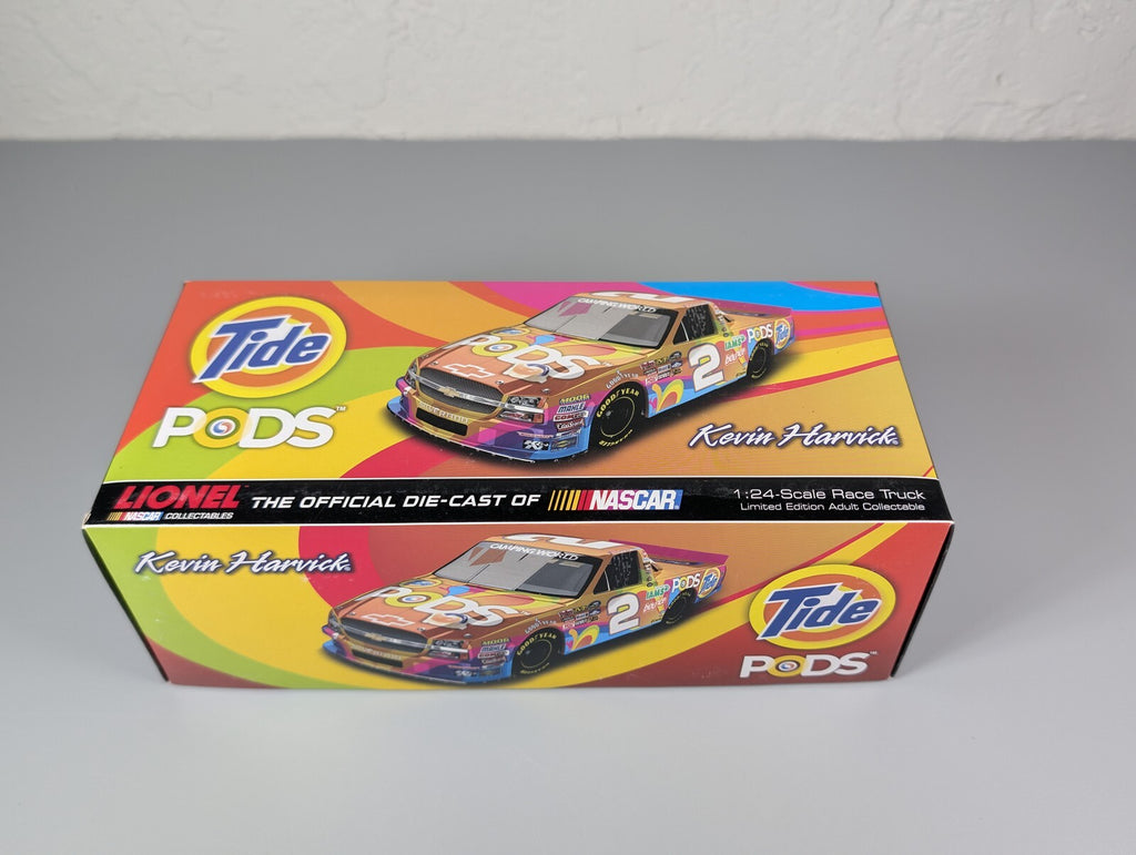 Kevin Harvick #2 Tide PODS 2012 Silverado Truck Autographed 1:24 DIN 133/250
