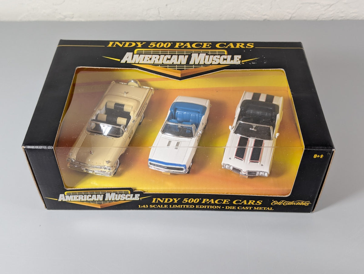Ertl American Muscle Indy 500 Pace Cars 3 Car Set 1:43 Camaro 442 Mercury NIB