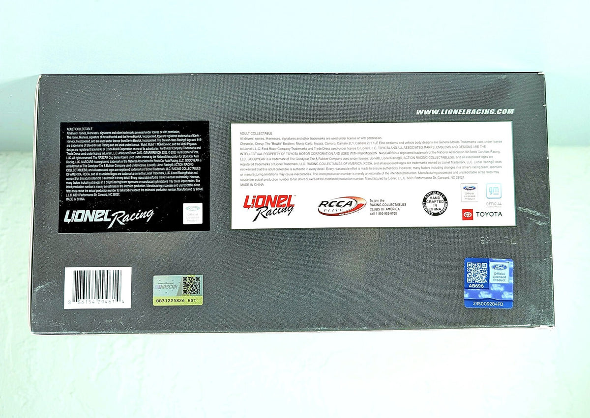 Lionel Kevin Harvick #4 2023 Farewell AUTO DIN 32/100 1:24 Diecast Elite