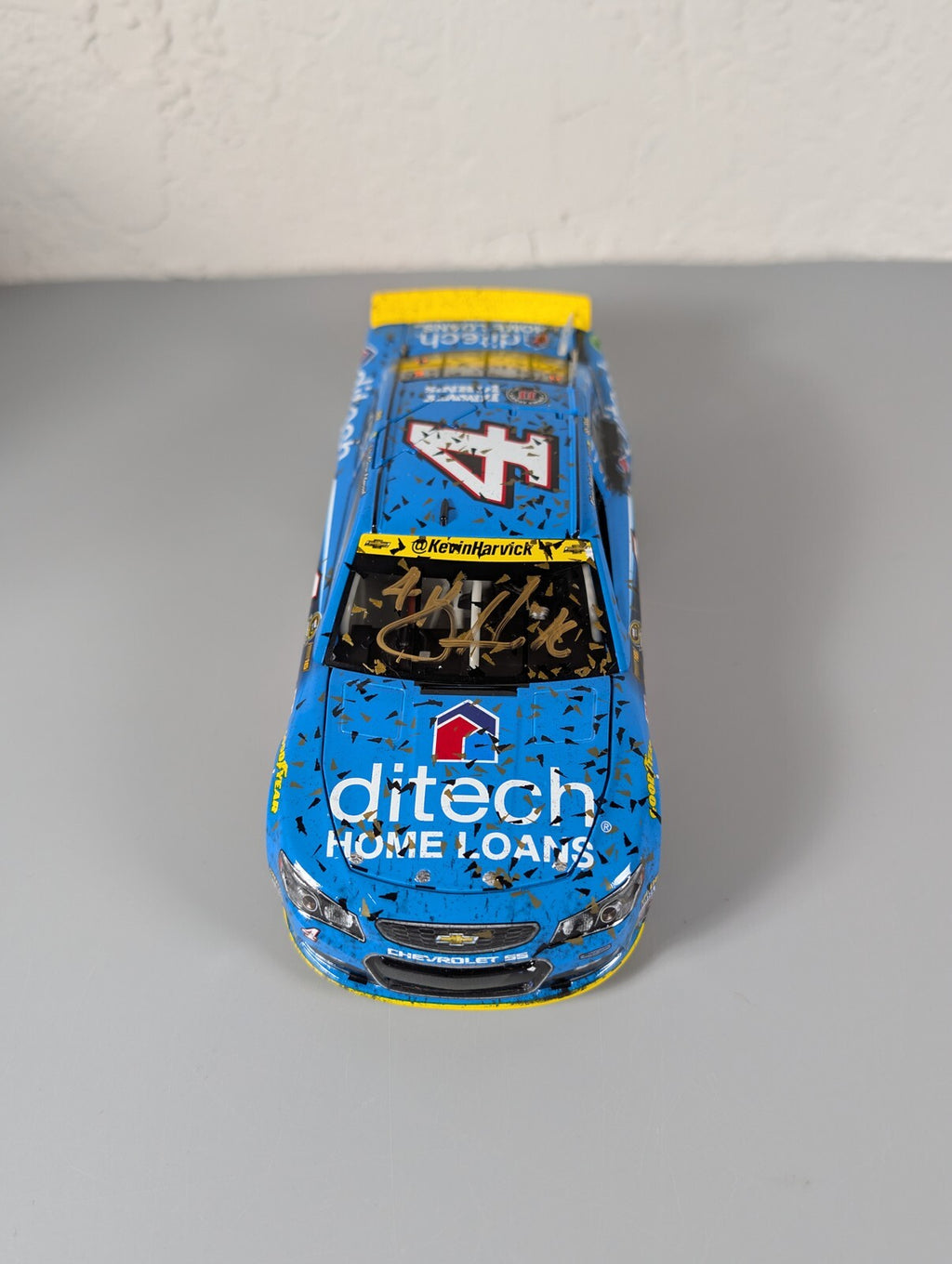 Kevin Harvick Signed #4 ditech 2016 New Hampshire Win Raced 1:24 DIN 180/517