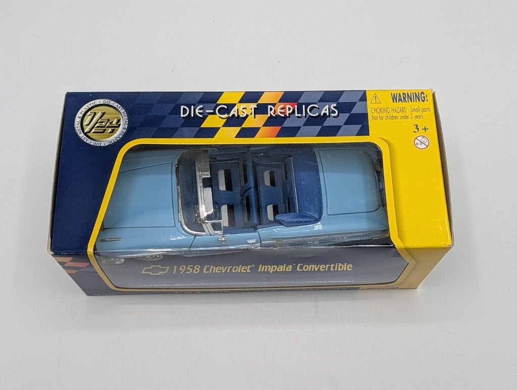 Motor Max 1958 Chevrolet Impala Convertible Light Blue 1:24 Die-Cast 73200