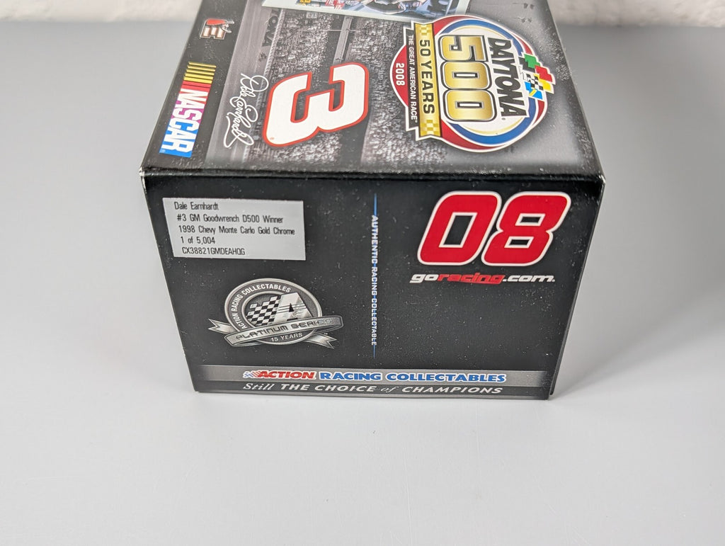 Dale Earnhardt #3 Goodwrench 1998 Daytona 500 Win Gold Chrome 1:24 DIN 4560/5004