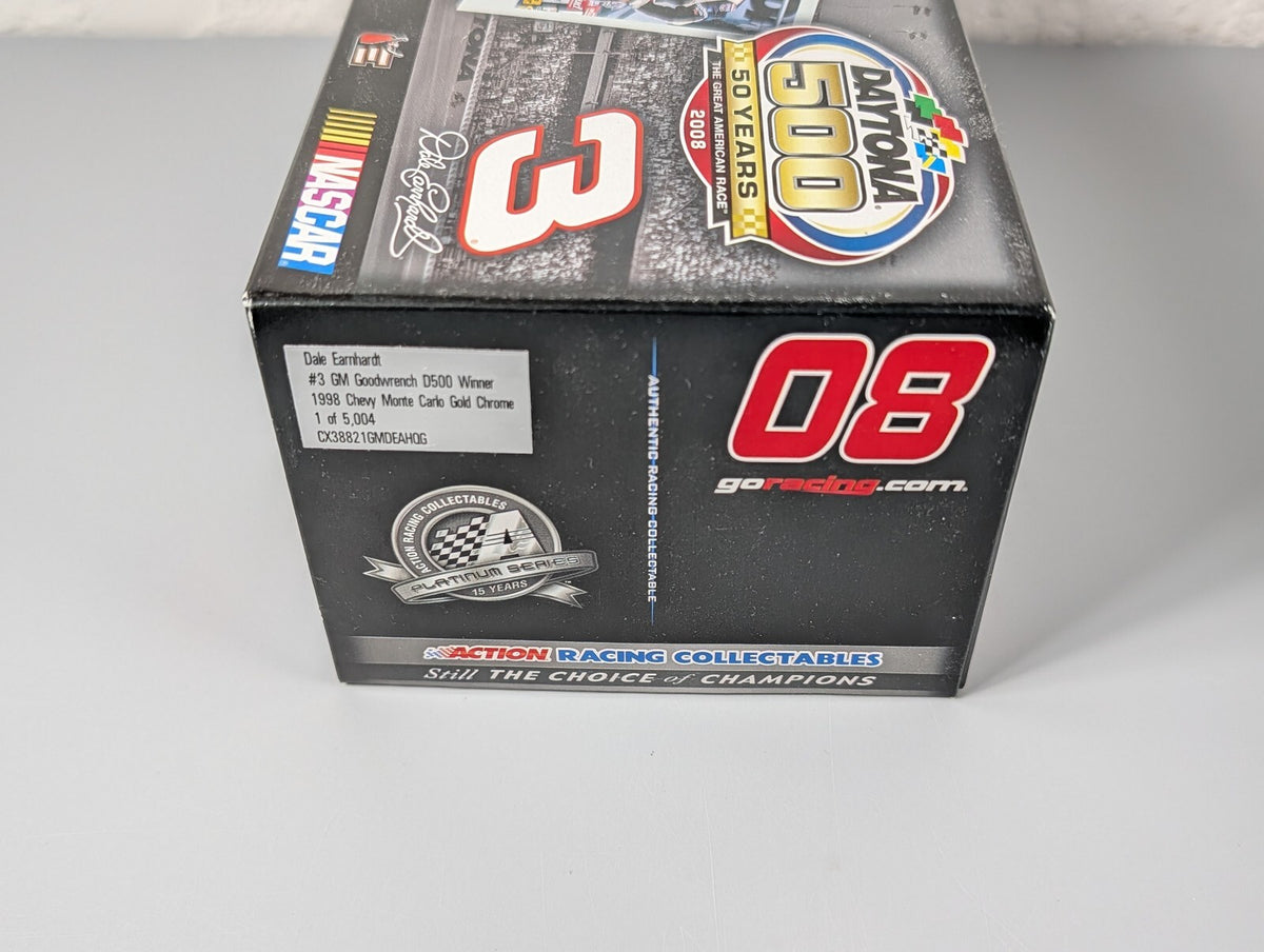 Dale Earnhardt #3 Goodwrench 1998 Daytona 500 Win Gold Chrome 1:24 DIN 4560/5004