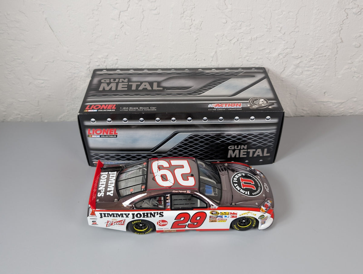 Kevin Harvick #29 Jimmy Johns 2011 Impala Gun Metal 1:24 DIN 52/104