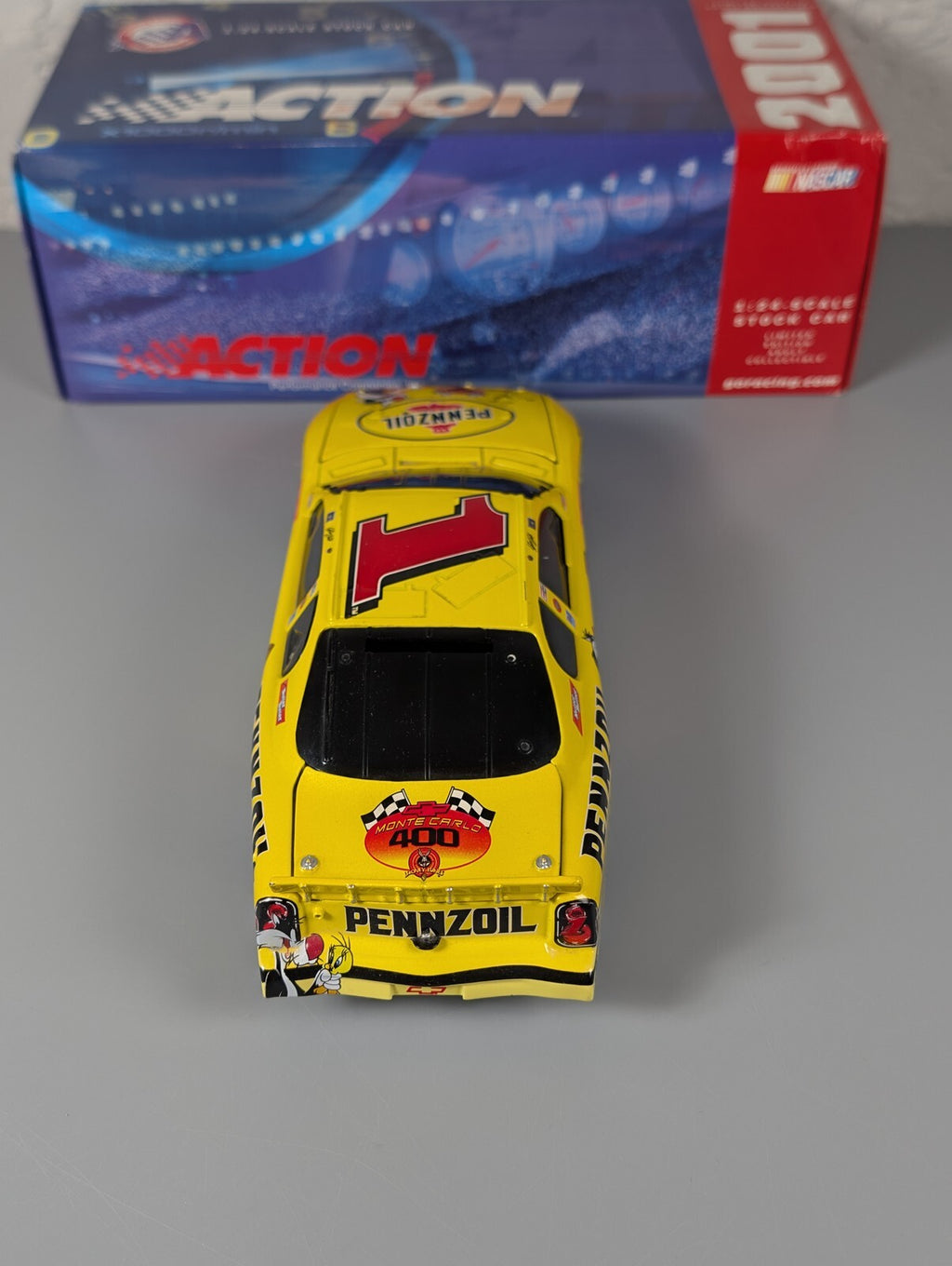 Steve Park #1 Pennzoil Looney Tunes 2001 Monte Carlo Action 1:24 Bank 1 of 1,908