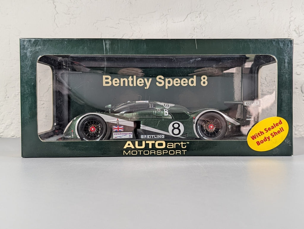 AutoArt 1:18 Bentley Speed 8 #8 Le Mans 2003 Blundell Brabham Herbert Diecast