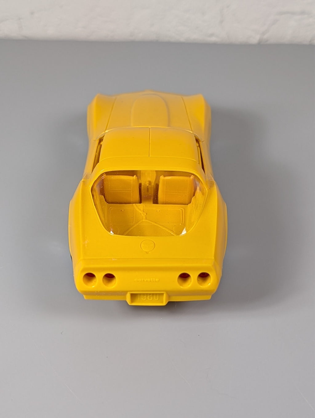 1980 Chevrolet Corvette AMT Dealer Promo Model 1:25 Yellow w/Box Mint