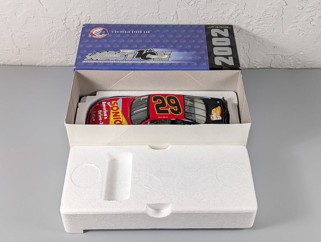 Kevin Harvick #29 Sonic 2002 Monte Carlo Action 1:24 GM Dealers 1 of 1,008