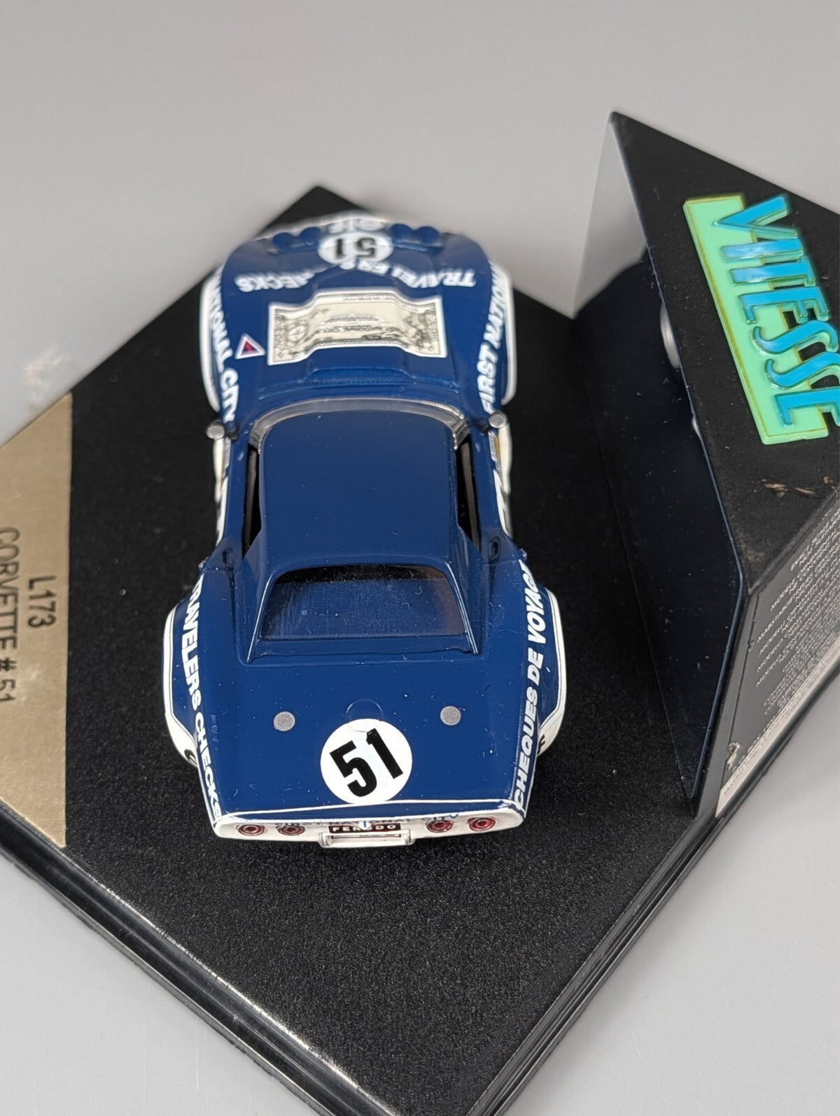 Vitesse L173 Corvette C3 #51 First National City Le Mans 1974 1:43 Diecast