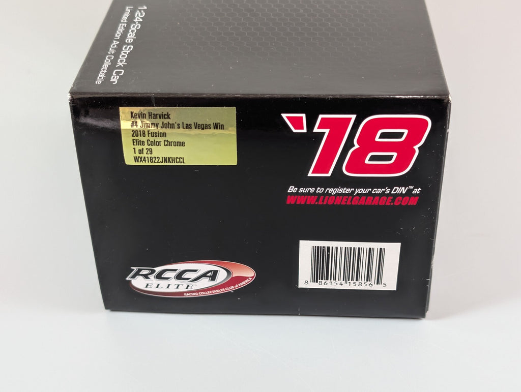 Kevin Harvick #4 Jimmy John's Las Vegas Win 2018 Fusion 1:24 DIN 16/29