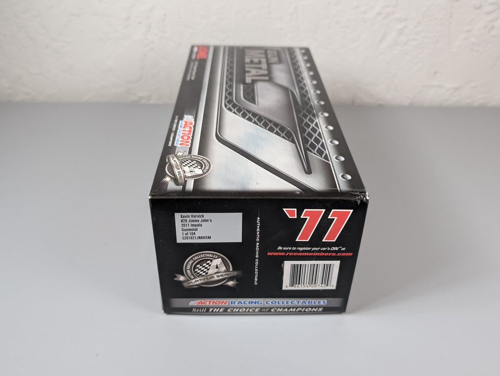 Kevin Harvick #29 Jimmy Johns 2011 Impala Gun Metal 1:24 DIN 52/104