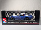 Ertl 1:25 1996 Chevrolet Corvette Grand Sport Plastic Admiral Blue #6536 Box