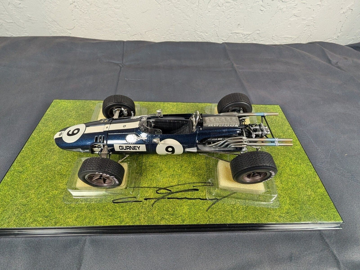 Carousel 1 AAR Eagle Weslake 1967 Nurburgring Dan Gurney Signed 1:18 LE 504 COA