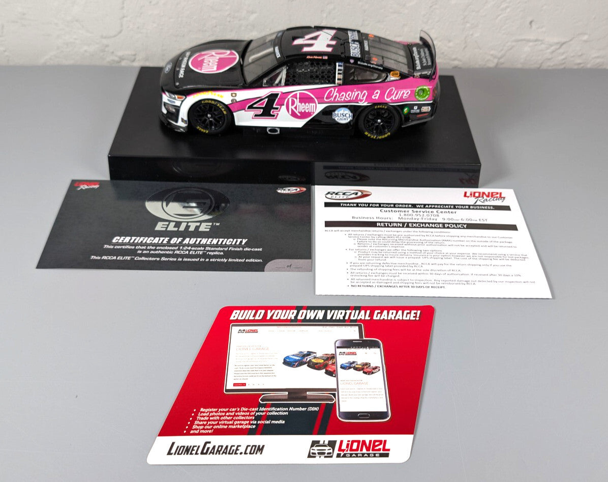 Kevin Harvick #4 Rheem Chasing a Cure 2022 Mustang RCCA Elite 1:24 DIN 53/136