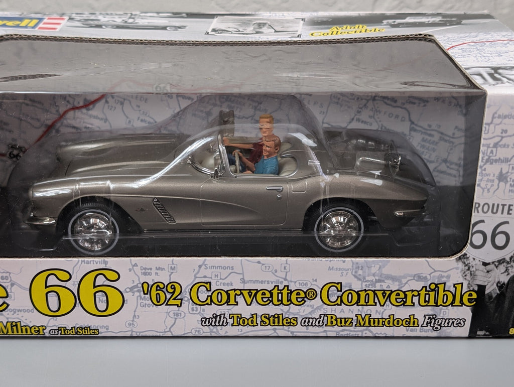 Revell Route 66 '62 Corvette Convertible 1:25 Diecast Figures New Box