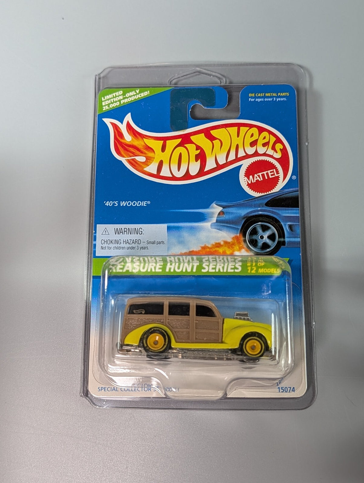 Hot Wheels 1996 Treasure Hunt '40s Woodie #1 of 12 Collector #428 New w/ Case
