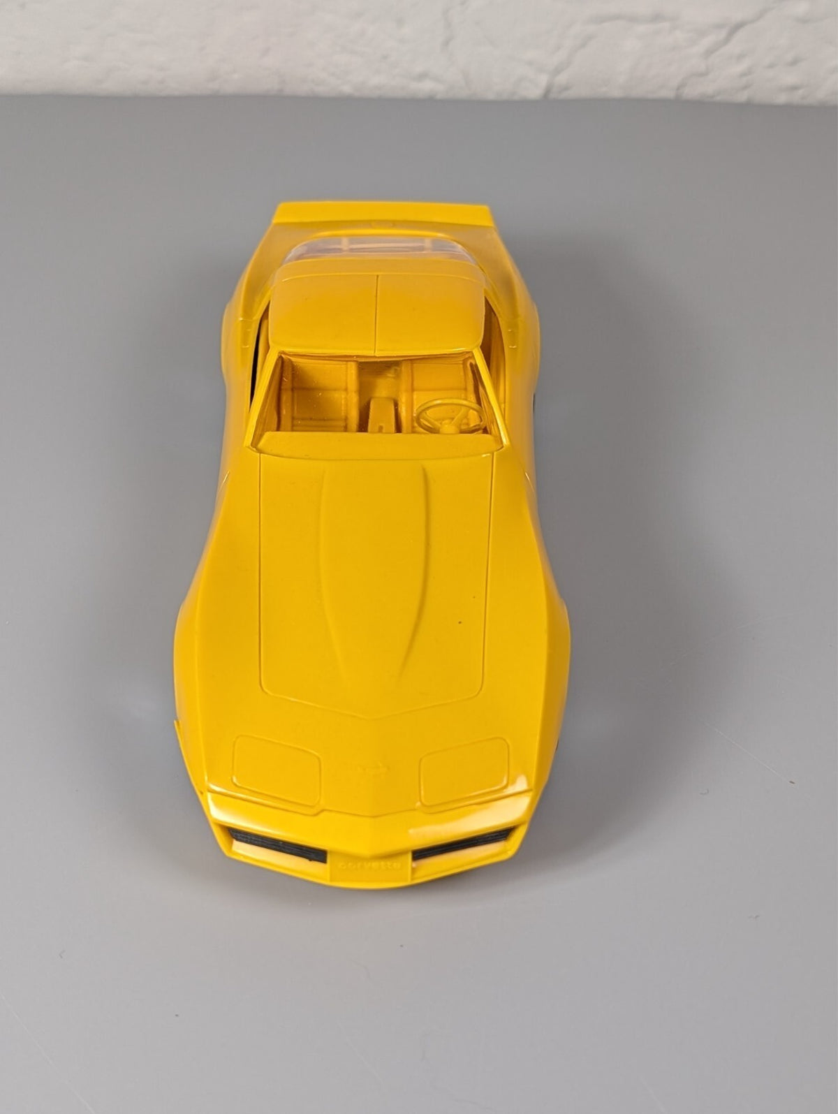 1980 Chevrolet Corvette AMT Dealer Promo Model 1:25 Yellow w/Box Mint