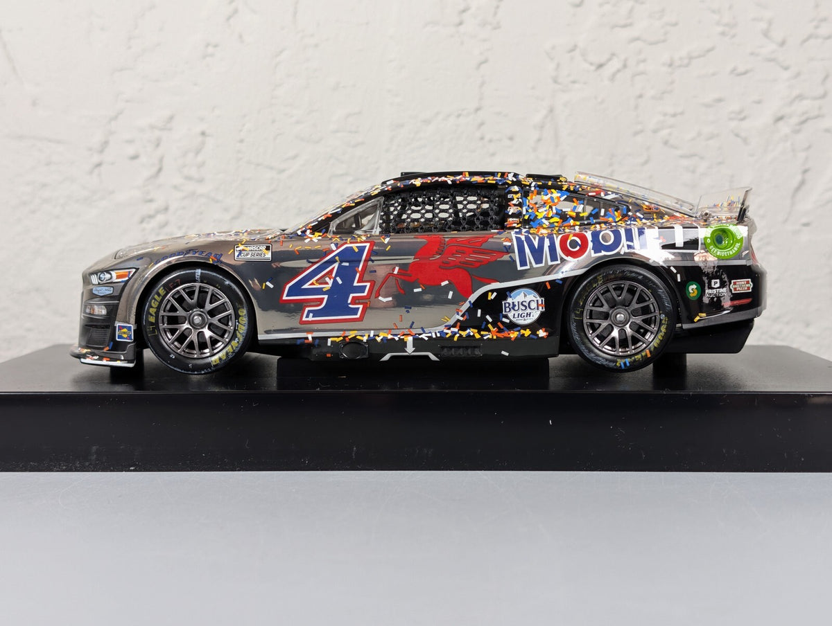 Kevin Harvick #4 Mobil 1 Richmond Win 2022 Mustang Elite Chrome 1:24 DIN 27/57