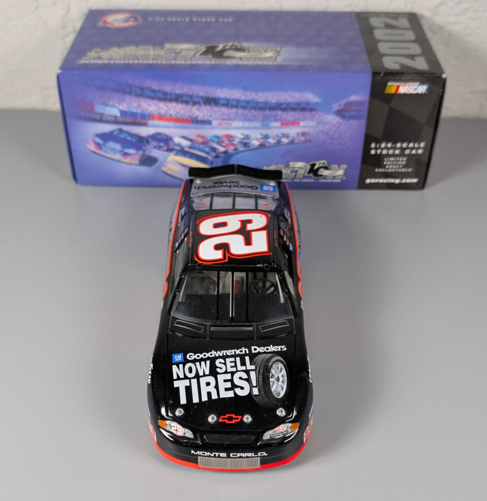 Kevin Harvick #29 GM Goodwrench On A Roll 2002 Monte Carlo 1:24 Open Box 1/2004