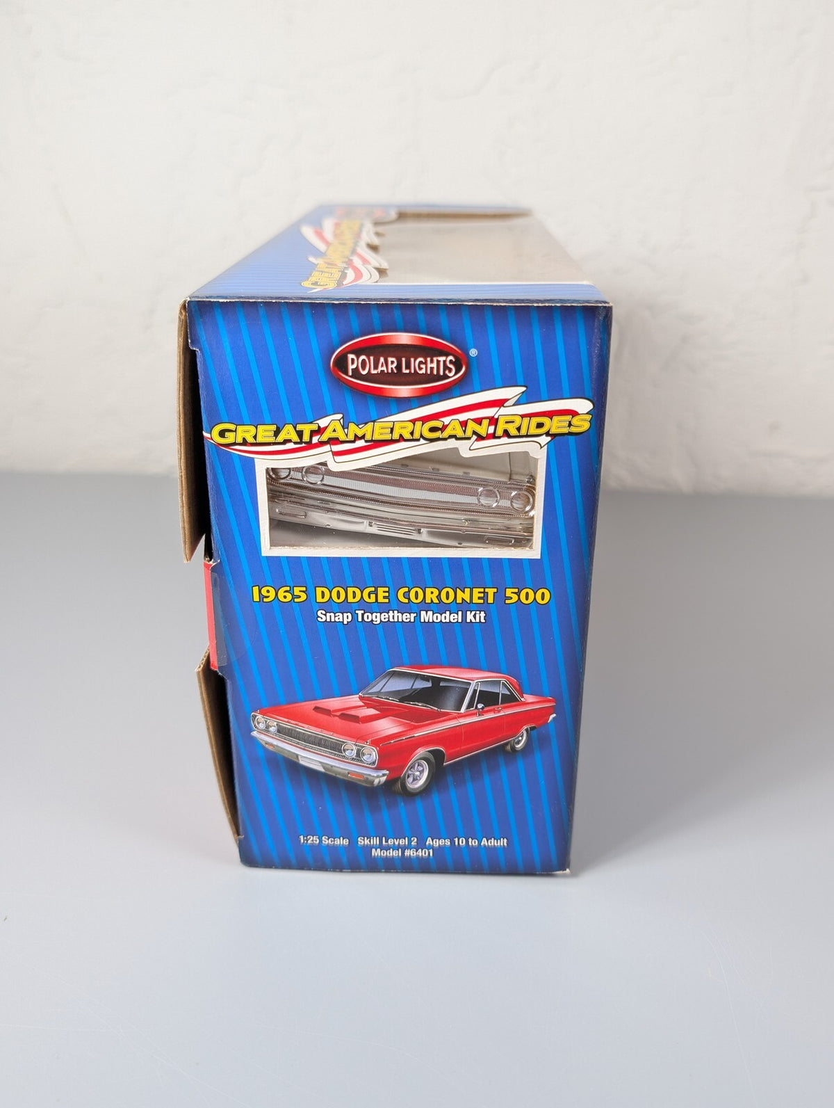 Polar Lights 1965 Dodge Coronet 500 1:25 Snap Model Kit Great American Rides NIB