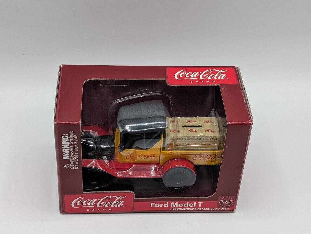 Gearbox Coca-Cola Ford Model T Diecast Metal Collectible Coin Bank Crate Load