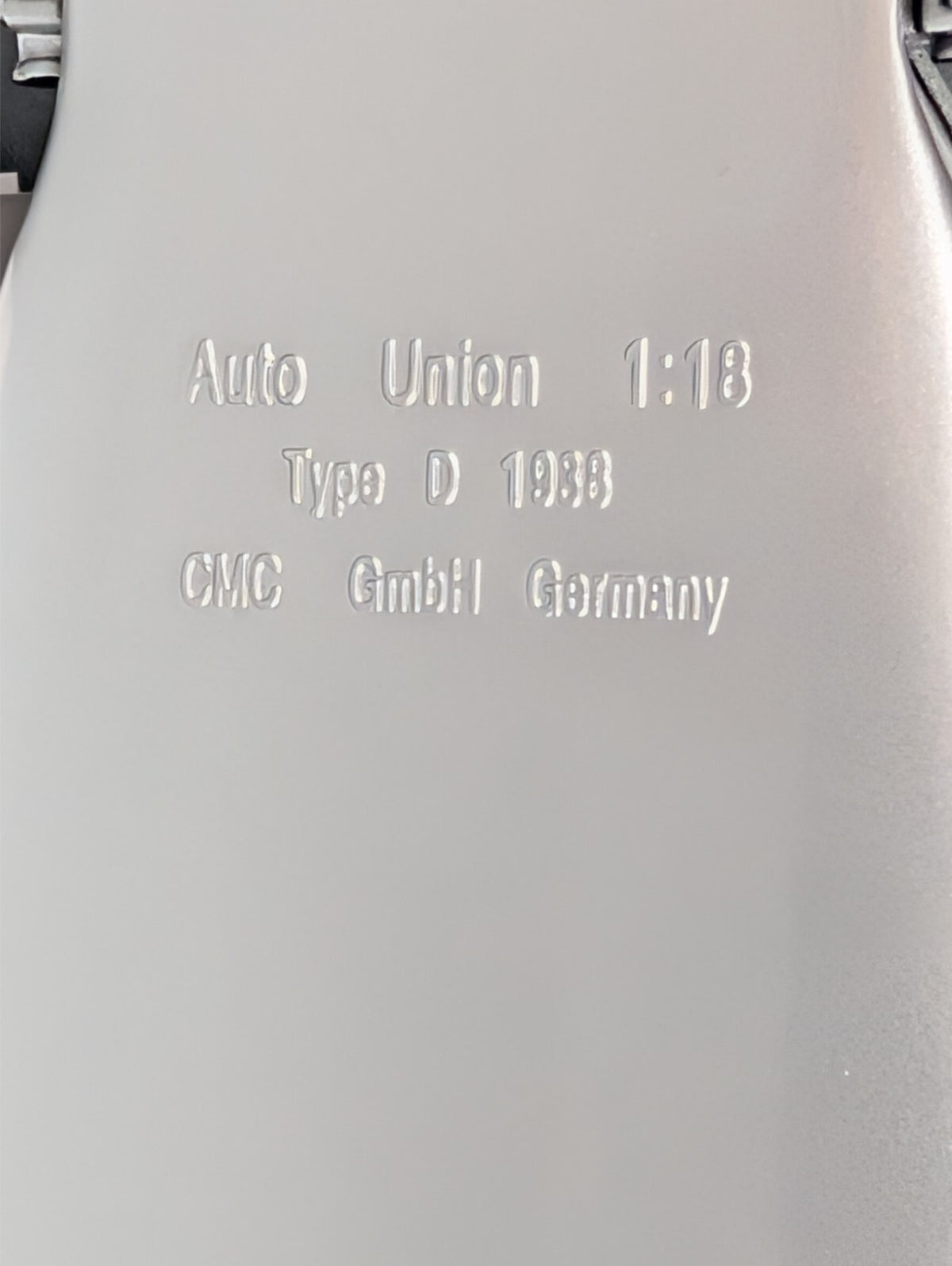 CMC 1:18 Auto Union Type D 1938-1939 Silver Arrow Diecast M-027 #14614 Mint