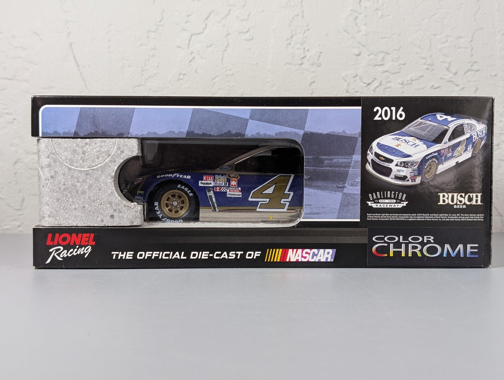 Kevin Harvick #4 Busch Darlington 2016 Chevy SS Color Chrome 1:24 DIN 45/96