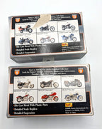 Lot of 2 Maisto Harley-Davidson 1:18 Series 9 Arkansas & Series 13 Fat Boy