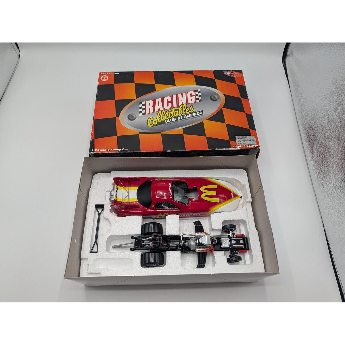 Action RCCA Cruz Pedregon McDonald's 1997 Pontiac Funny Car 1:24 #1/3500