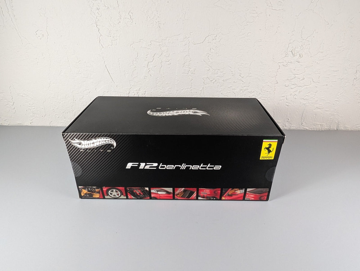Hot Wheels Elite 1:18 Ferrari F12 Berlinetta Red X5474 Diecast Factory Sealed