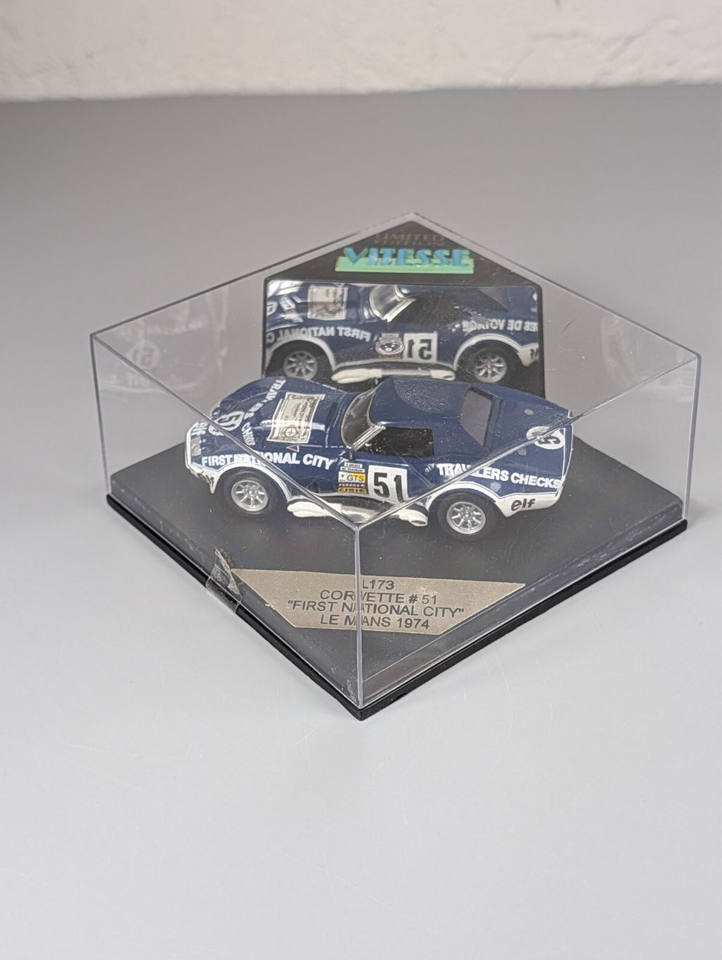 Vitesse L173 Corvette C3 #51 First National City Le Mans 1974 1:43 Diecast