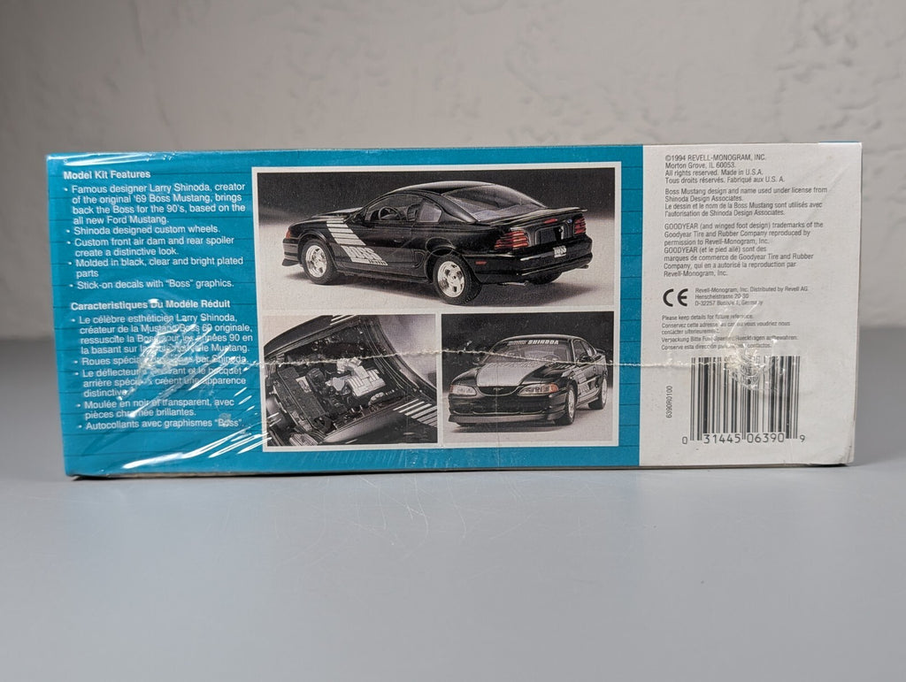 Revell SnapTite Boss Mustang 1:25 Model Kit #6390 SN95 Shinoda 1994 SEALED NIB