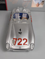 CMC 1:18 Mercedes-Benz 300 SLR 722 Signed Stirling Moss Mille Miglia  M-072 COA