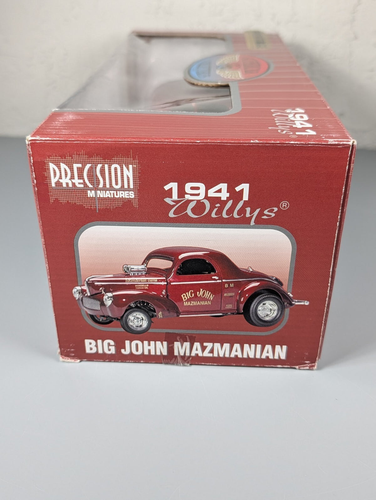 Supercar Collectibles Big John Mazmanian 1941 Willys Gasser 1:18 Diecast NHRA