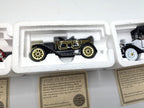 Lot of 3 National Motor Museum Mint Diecast Cars 1:32 Scale w/ COA Certificates