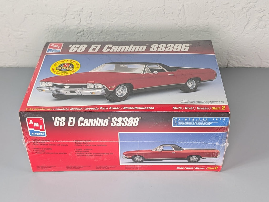 AMT ERTL '68 El Camino SS396 1:25 Model Kit 50 Years Anniversary Sealed 1998