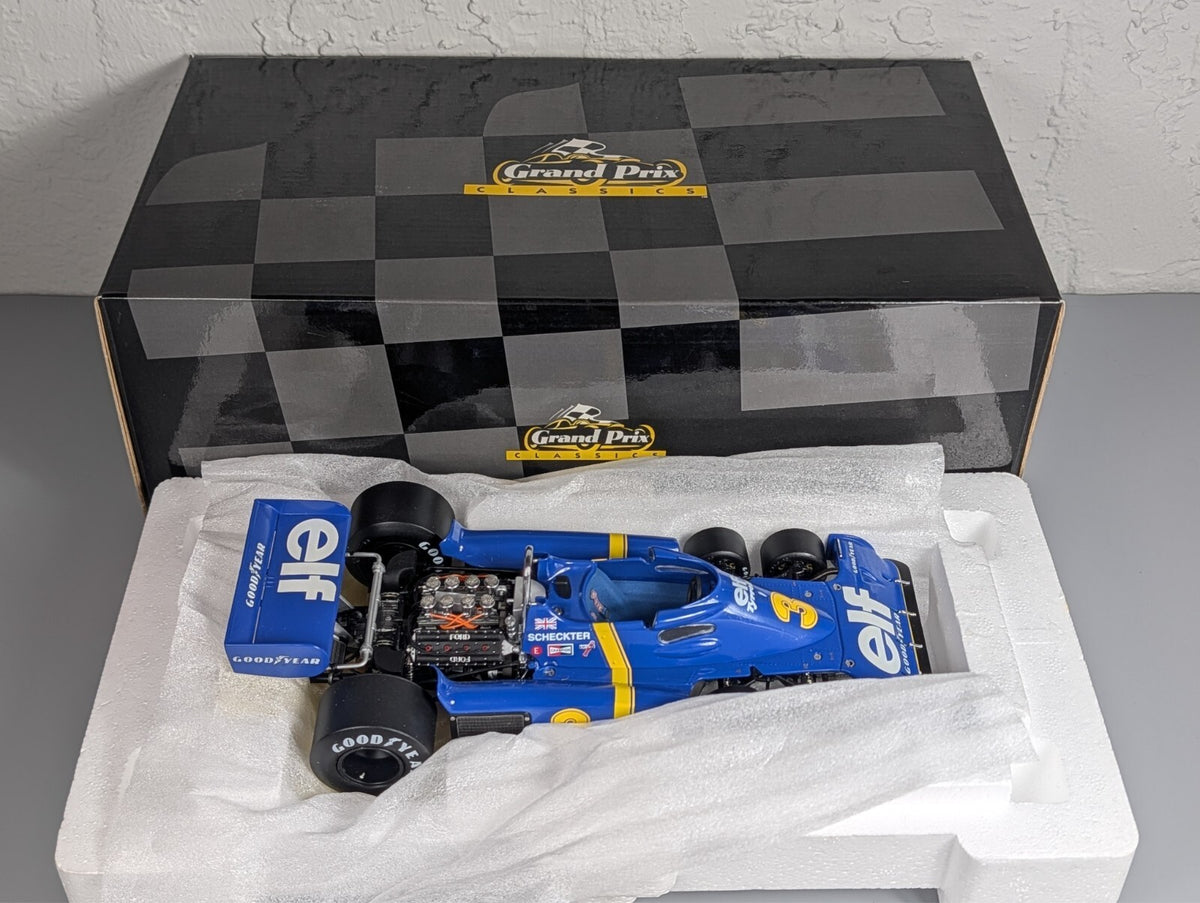 Exoto Grand Prix Classics 1:18 Tyrrell Ford P34 #3 Scheckter F1 6-Wheeler w/Box
