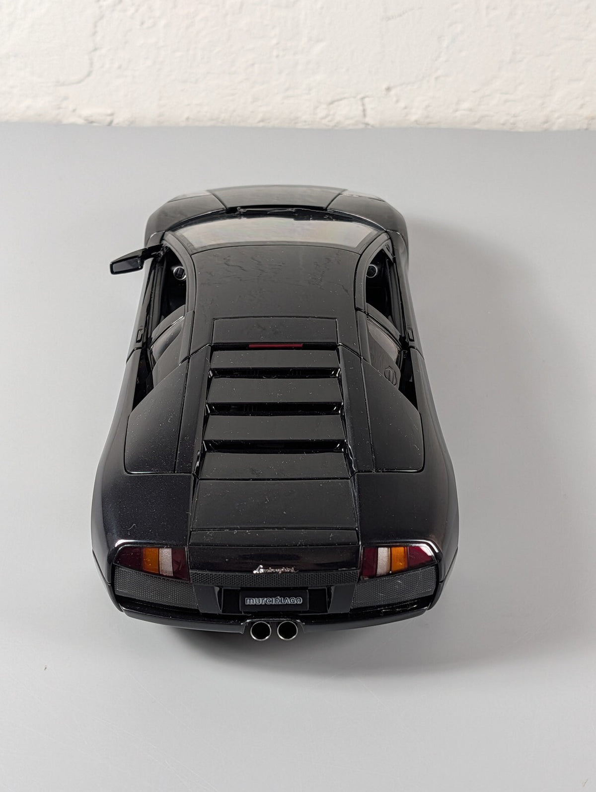 AutoArt 1:18 Lamborghini Murcielago Black Diecast Car No Box Loose Doors