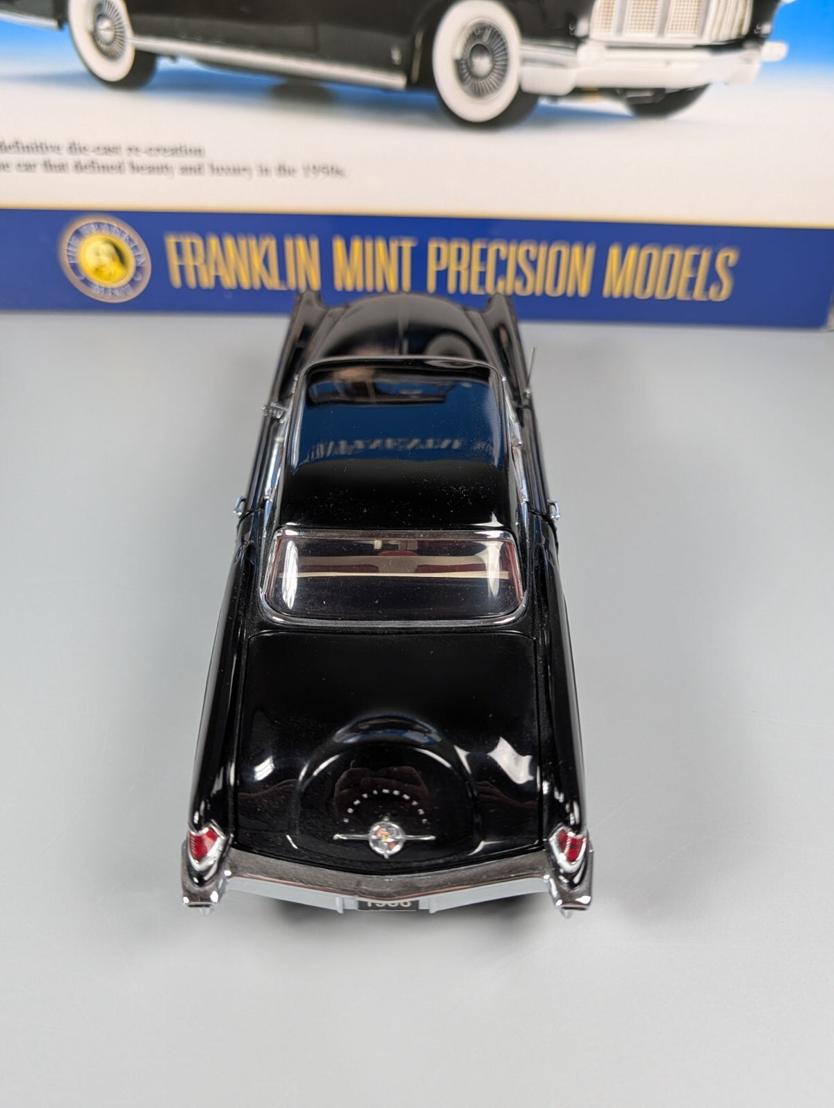 Franklin Mint 1956 Lincoln Continental Mark II 1:24 Diecast Black w/ Box