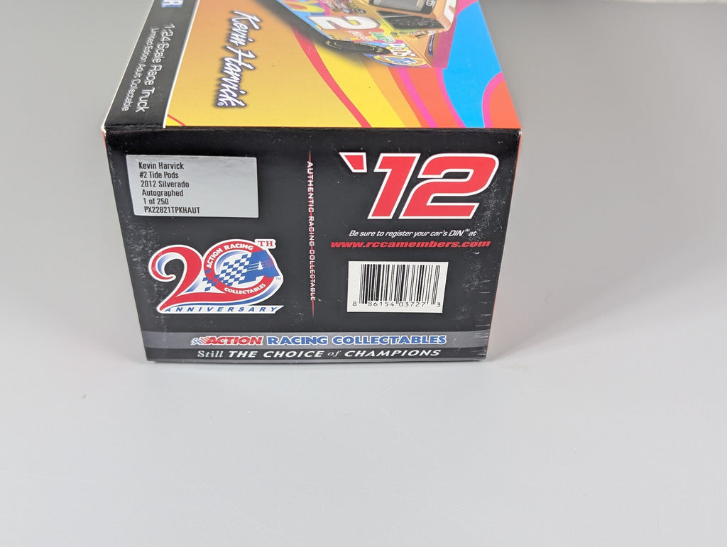 Kevin Harvick #2 Tide PODS 2012 Silverado Truck Autographed 1:24 DIN 133/250