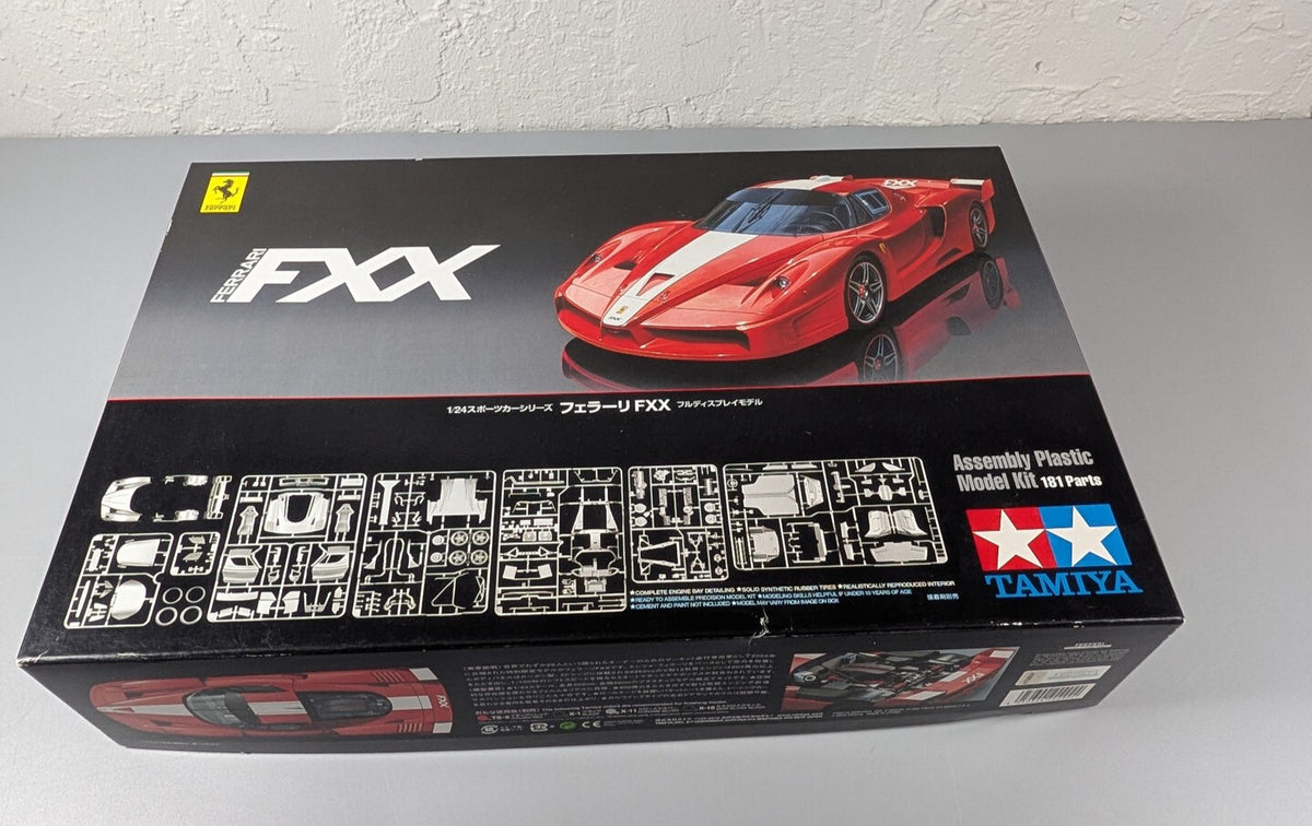 Tamiya 1/24 Ferrari FXX Model Kit 24292 New Unassembled Sealed Parts 181 Pcs