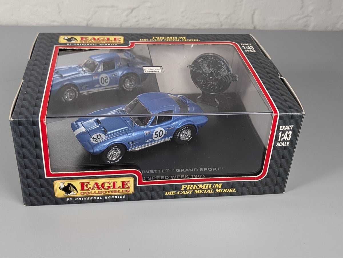Eagle Collectibles Universal Hobbies 1963 Corvette Grand Sport #50 Nassau 1:43