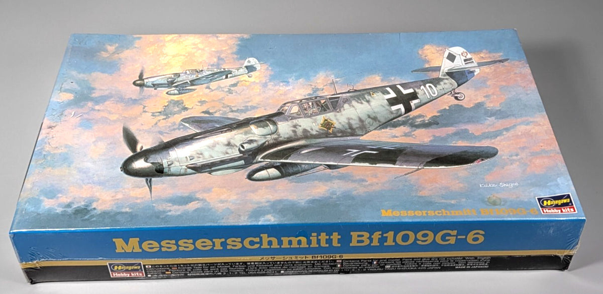 Hasegawa Messerschmitt Bf 109G-6 Model Kit SEALED Germany WWII Luftwaffe