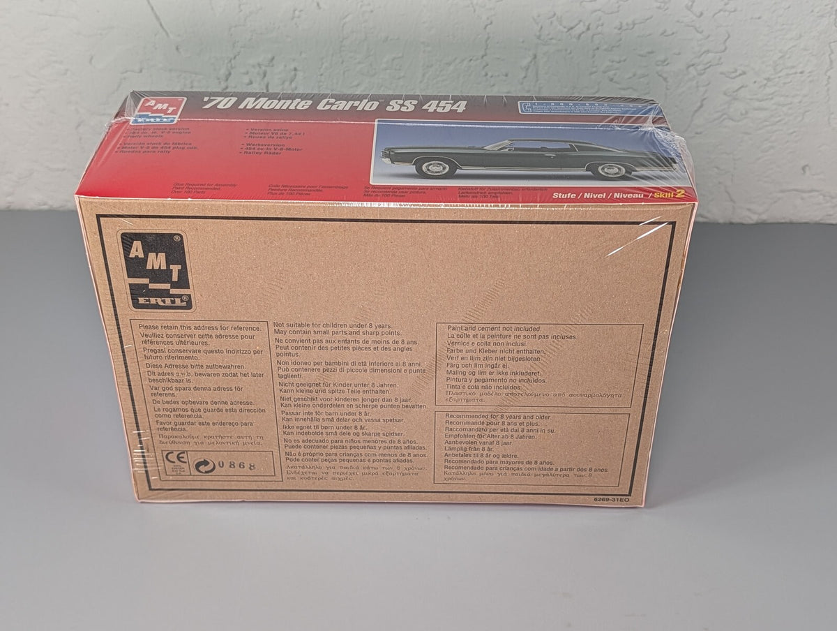 AMT ERTL '70 Monte Carlo SS 454 1:25 Model Kit 50 Years Anniversary Sealed 1998