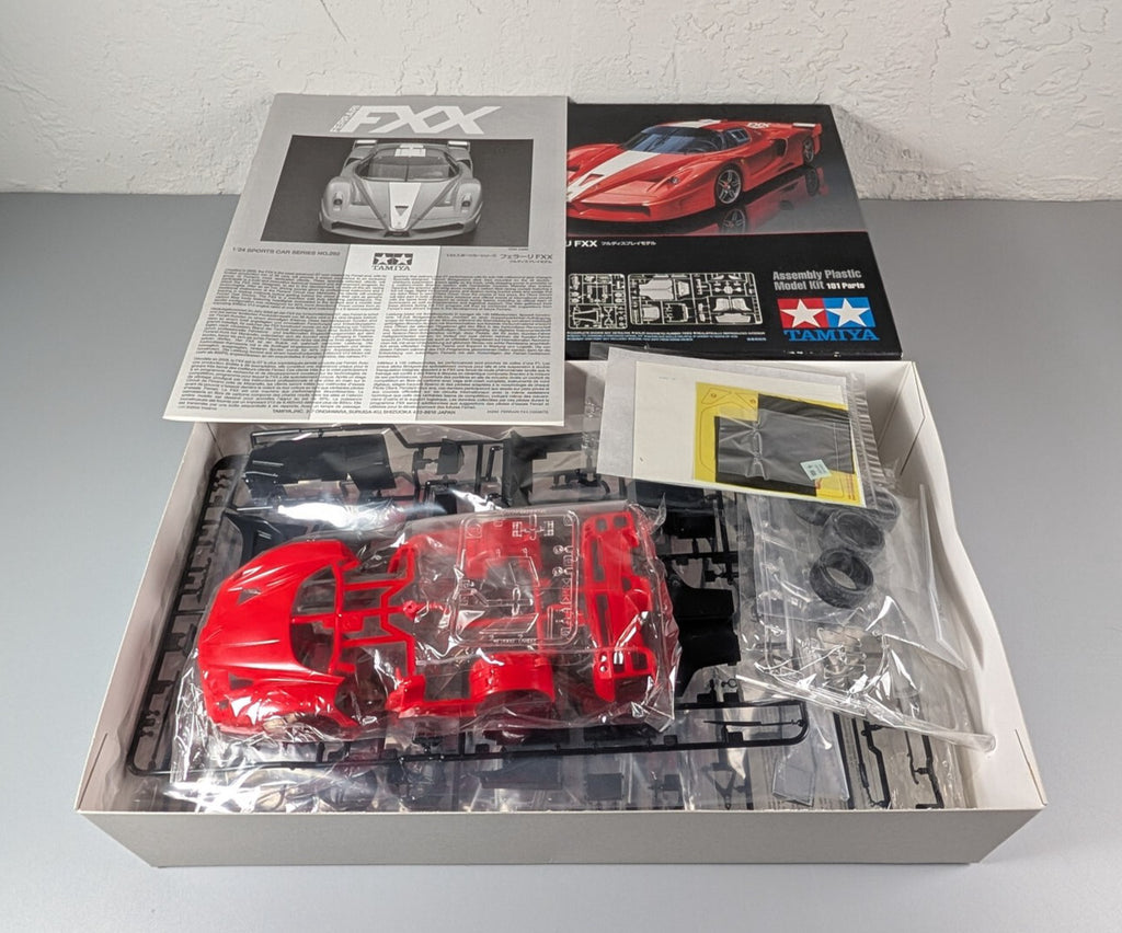 Tamiya 1/24 Ferrari FXX Model Kit 24292 New Unassembled Sealed Parts 181 Pcs