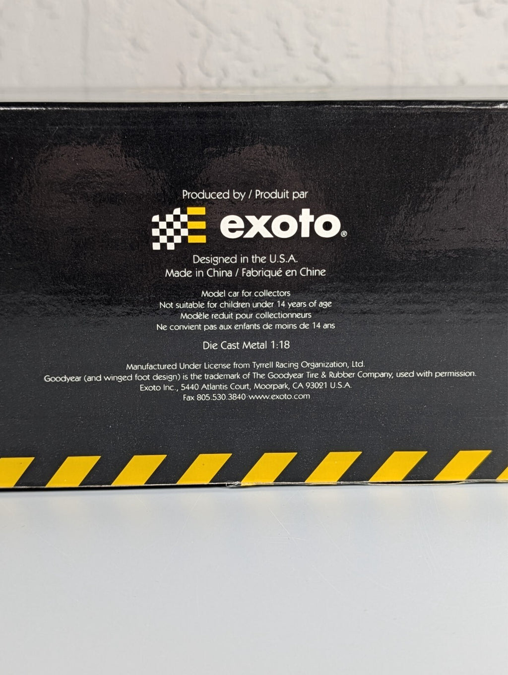 Exoto Grand Prix Classics 1:18 Tyrrell Ford P34 #3 Scheckter F1 6-Wheeler w/Box