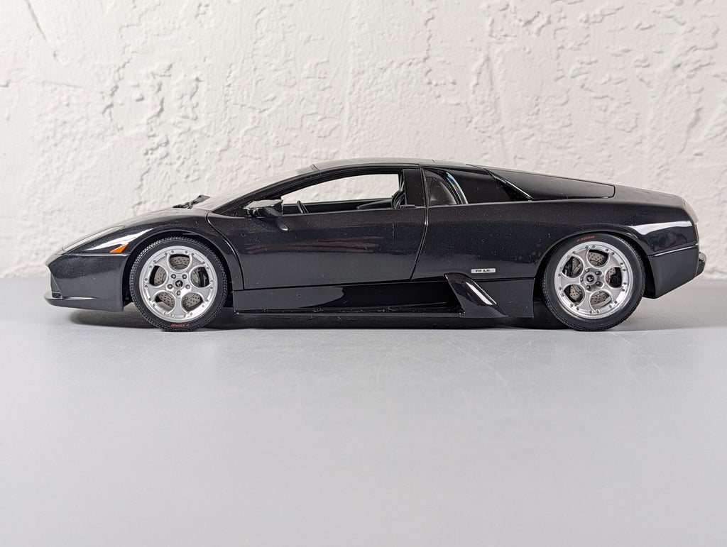 AutoArt 1:18 Lamborghini Murcielago Black Diecast Car No Box Loose Doors